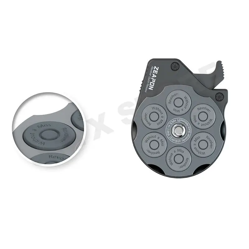 ZEAPON-placa Base de Revolver de AI-H2, abrazadera de liberación rápida, trípode, tornillo de montaje, carga rápida para cámara DSLR, riel deslizante, videocámara