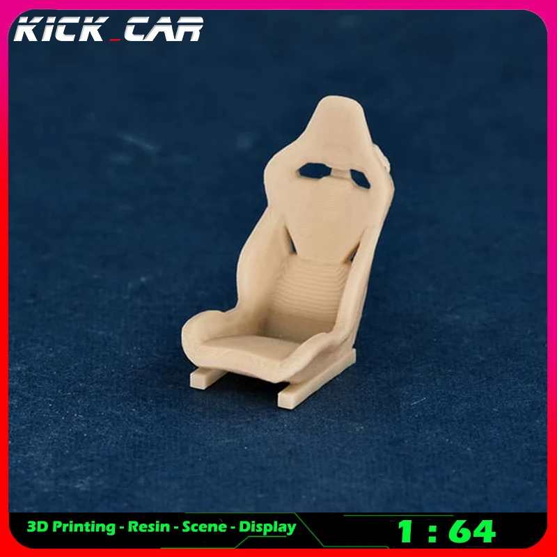 Kickcar 1/64 asientos de carreras modelo coche Diorama resina sin color herramientas de reparación de escena de garaje decoración escena de simulación juguete