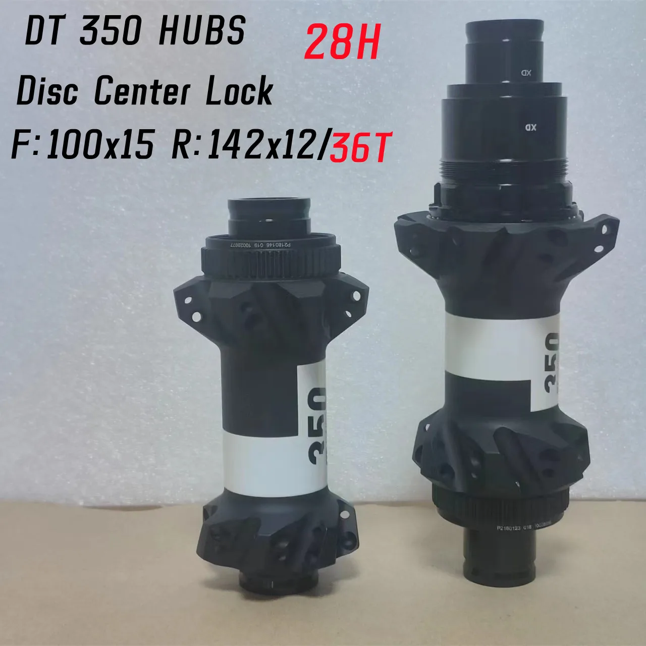 Buje de rueda DT 350 MTB para bicicleta, tracción directa, disco 28H, freno central, delantero 100 110, trasero 142 148 36T, original, 2021