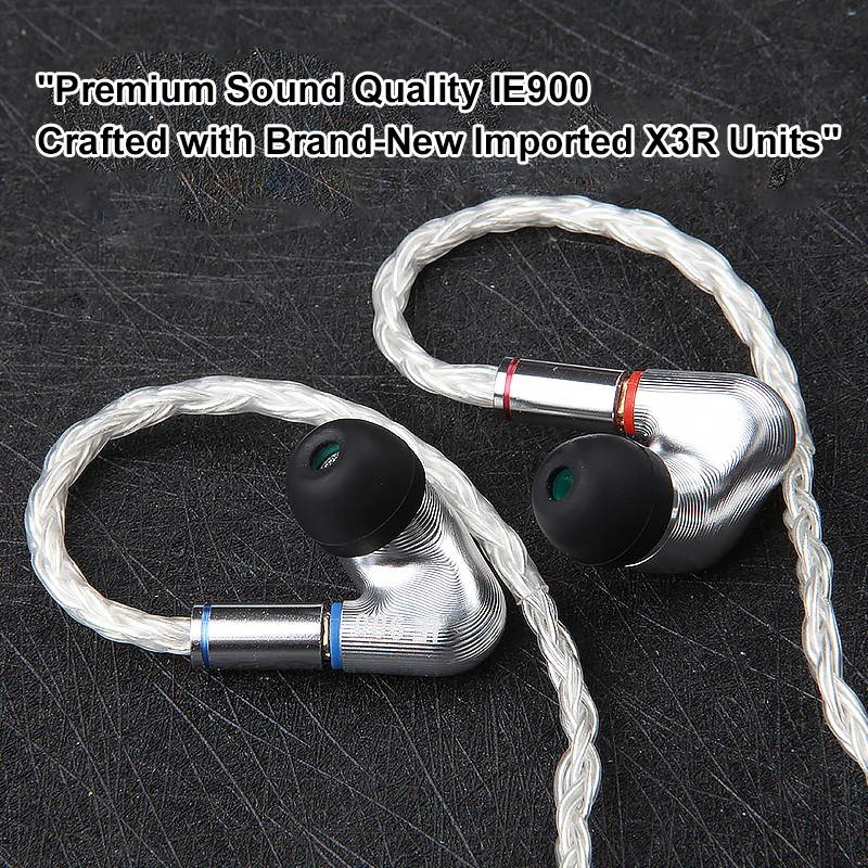 IE900 Unidad Original, Auriculares Intrauditivos de Alta Fidelidad Personalizados de Alta Gama con Interfaz MMCX, universales para Teléfonos Móviles