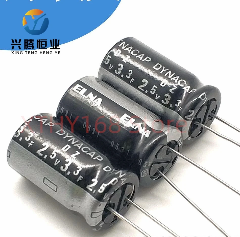 10 Uds Original ELNA 2.5V3.3F Super Dynacap Dzn 3.3F 2,5 V DZ-2R5D335T 3.3F/2.5V 13X23MM
