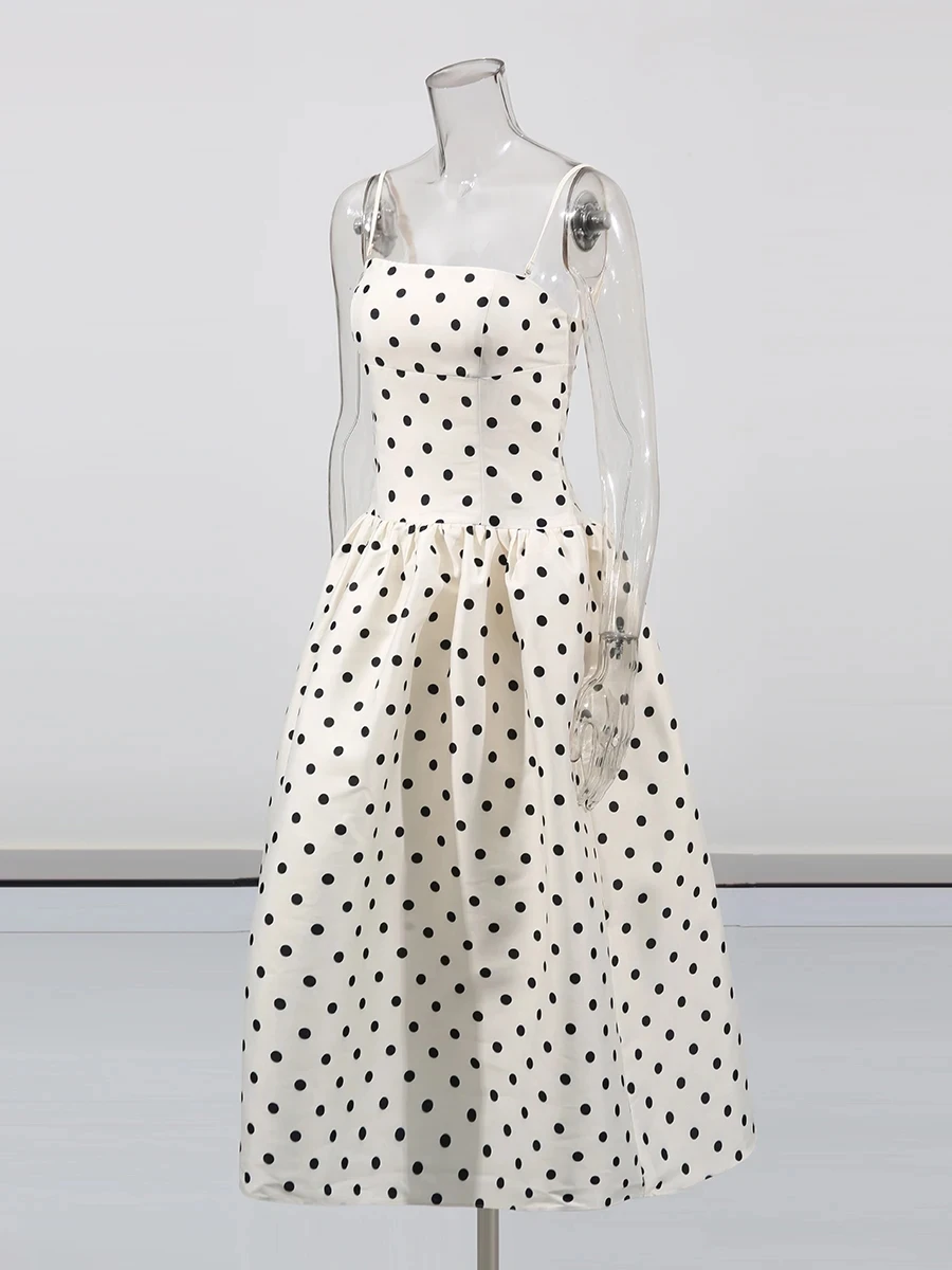 TWOTWINSTYLE, vestidos elegantes lisos adelgazantes con punto ondulado empalmado para mujer, vestido de cintura alta sin mangas con cuello cuadrado, ropa femenina
