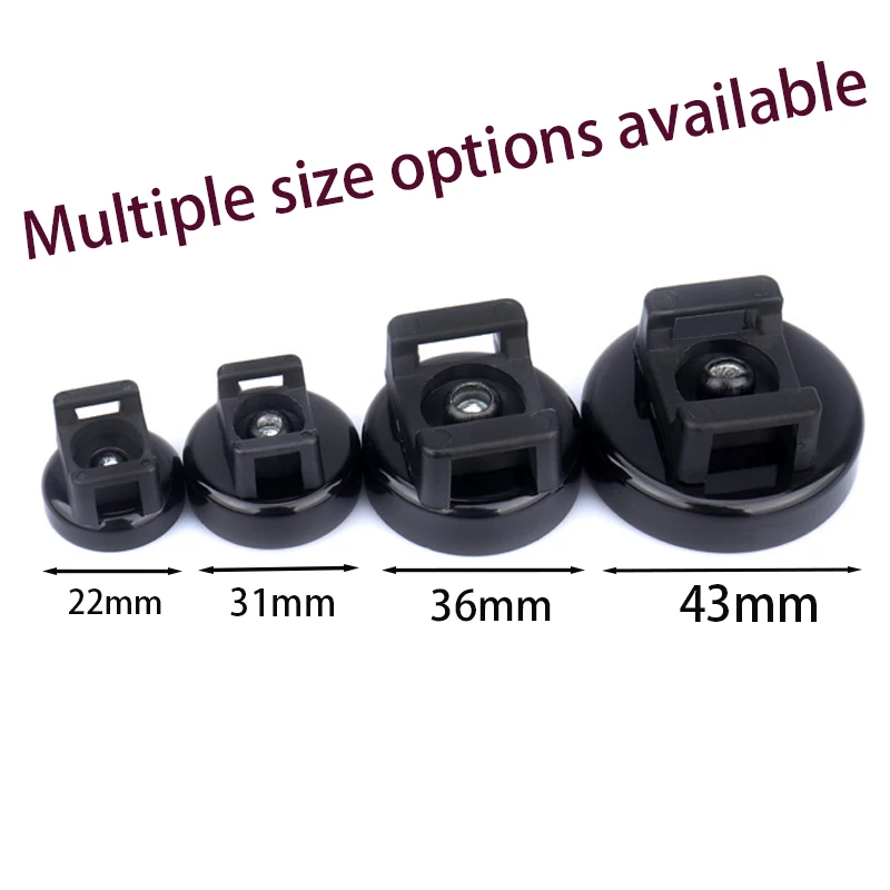 Soporte Magnético Multiusos para Cables de 22/31/36/43mm, Base Magnética para Organización de Cables, Resistente