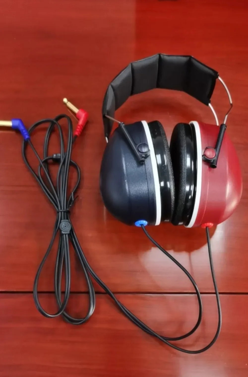 Audiómetro de Alta Sensibilidad con Auriculares Profesionales, Audiómetro Eléctrico, Auriculares de Conducción Aérea, Auriculares para Pruebas de Audición, Cuidado del Oído