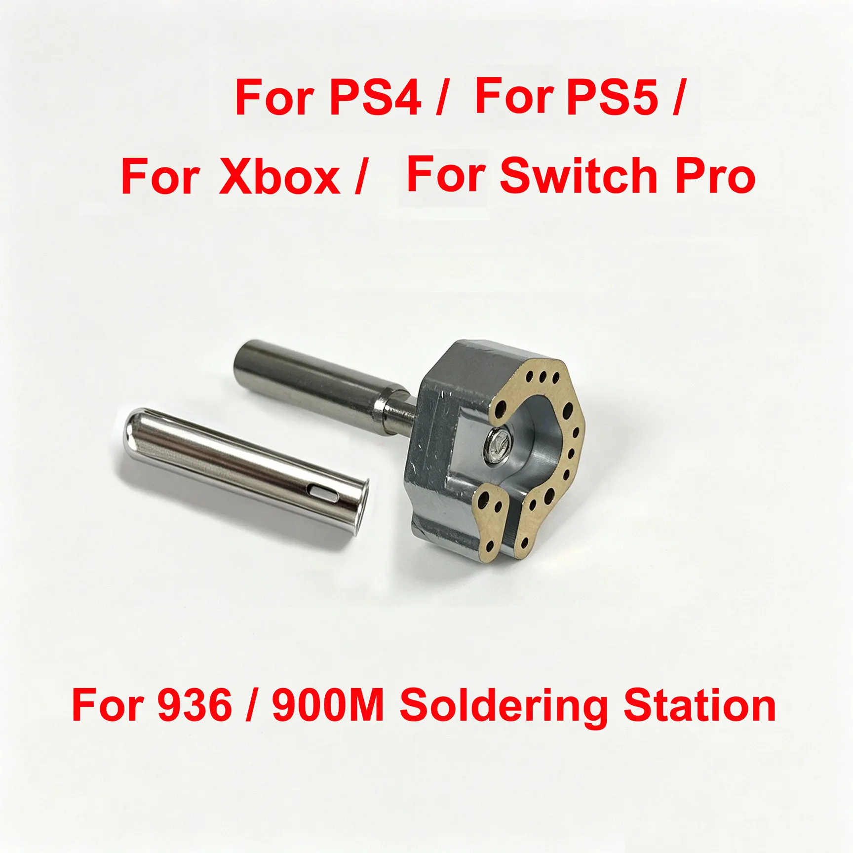 Punta de soldador tipo joystick 936/900M/T12/jbc245, molde de calentamiento para herramientas de desmontaje de joysticks de controles de PS4, PS5, Xbox y Switch Pro