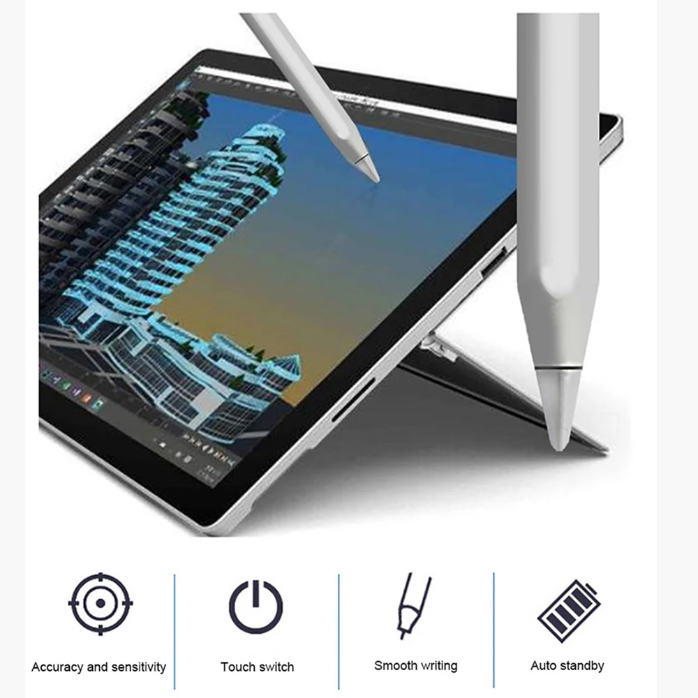 Lápiz óptico Universal para IOS, Android, Windows, tableta, teléfono, lápiz Multicolor, lápiz capacitivo para pintar y escribir