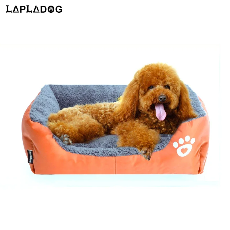 LAPLADOG-cojín de cama para perros pequeños y medianos, perrera de lujo para perros, cama para cachorros y gatos, 9 colores disponibles, suministros para animales ZL374