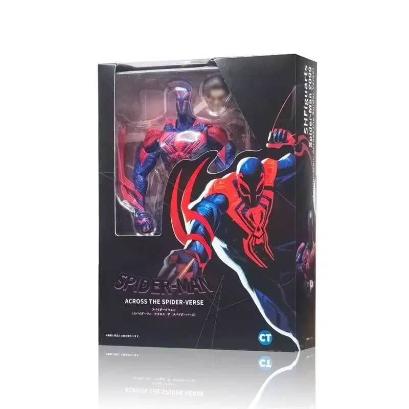 Figura de Anime de Spiderman 2099, Spiderman Across The Spider-Verse, parte One Shf, modelo de figura de acción, estatua, juguete, decoración de escritorio, regalo para niños