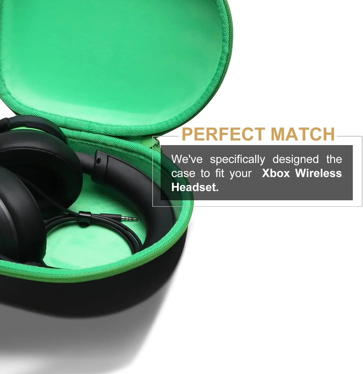 LTGEM funda rígida para auriculares Xbox, bolsa de almacenamiento de viaje