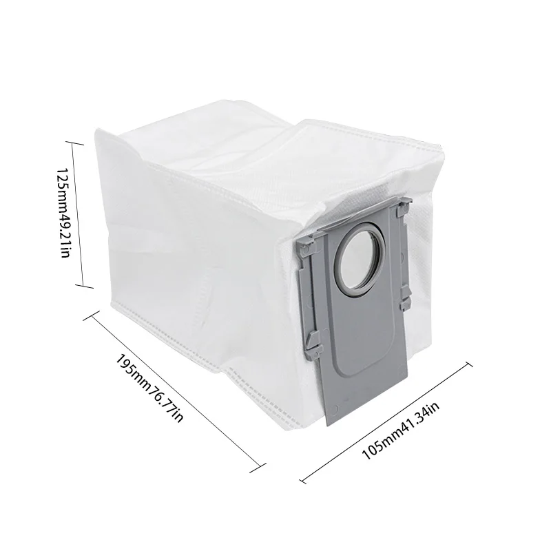 Accesorios para Robot Aspirador Roborock Q Revo / A7400RR: Cepillo Principal, Cepillo Lateral, Filtro HEPA, Paños de Limpieza, Bolsa para Polvo, Repuestos