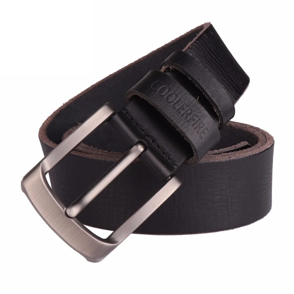 Cinturón de cuero genuino para hombre 100% piel de vaca auténtica capa superior de cuero cinturones de hombre diseñador moda pretina de alta calidad TM053