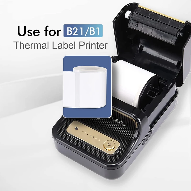 Niimbot-Mini impresora portátil inteligente, Cable térmico, pegatina autoadhesiva, etiqueta de fibra de identificación impermeable para B1 B21 B203