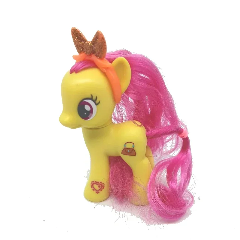 Figuras originales de Anime Hasbro My Little Pony, lindo Twilight Sparkle Rainbow Fluttershy Pinkie Pie, modelo de juguete para regalo