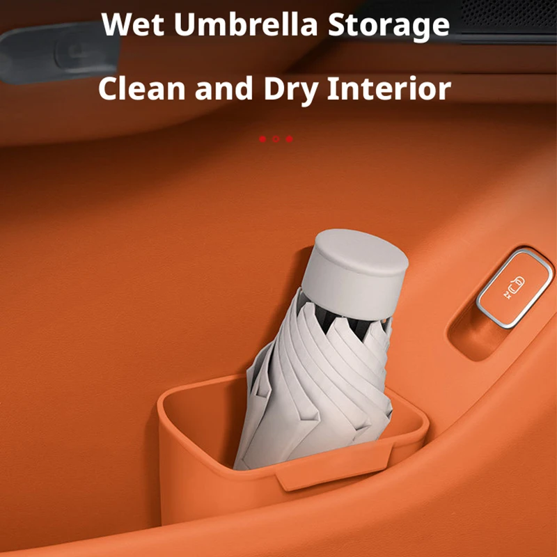SEAMETAL - Portavasos para Puerta de Coche, Contenedor de Almacenamiento, Cubo de Basura, Silicona Impermeable, Organizador Universal para Puerta de Coche, Soporte para Bebidas