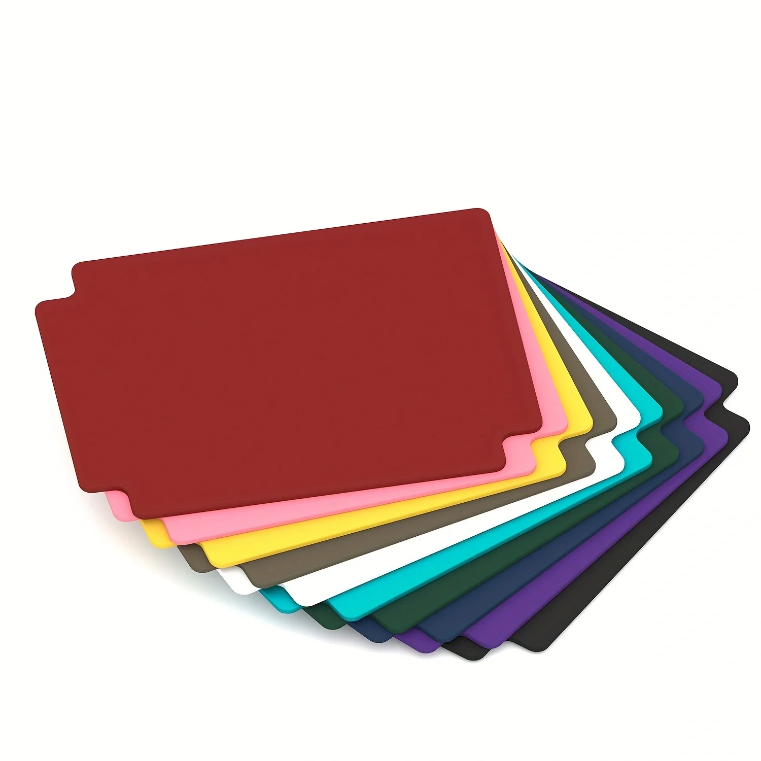 Separadores de tarjetas comerciales para caja de almacenamiento, divisores multicolores, separador de 10 colores con pestañas, apto para TCG, tarjeta de béisbol, deportes