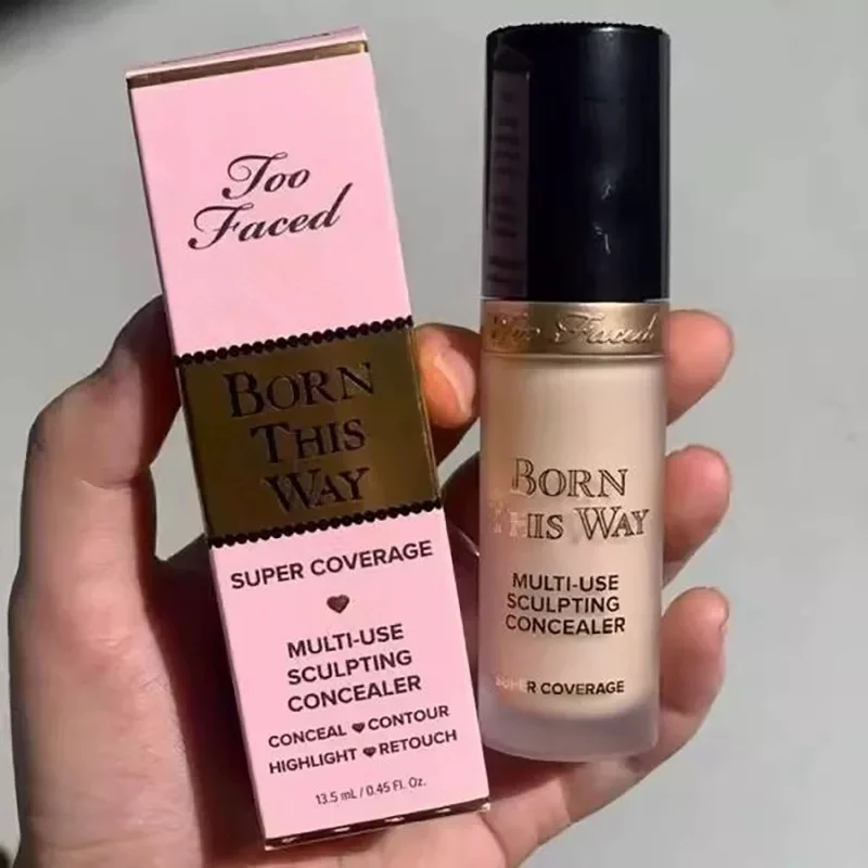 Corrector Escultor Multiusos Born This Way, Cobertura Total, Resistente al Agua, Larga Duración, Oculta Ojeras, Maquillaje de Contorno Facial