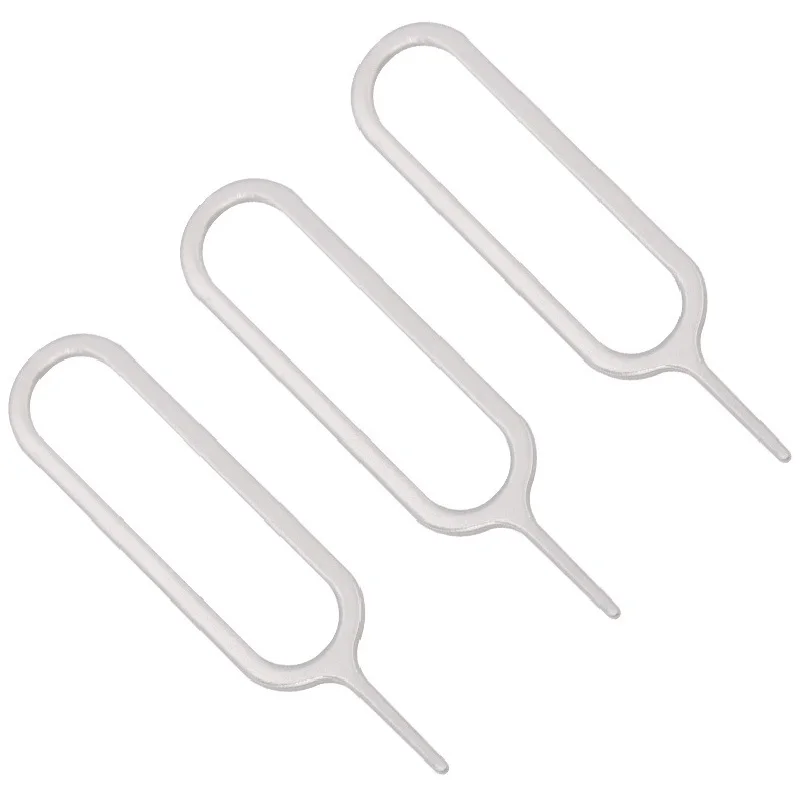 Bandeja de tarjeta Sim con Pin abierto, herramienta de extracción de Pin, accesorios para tarjetas Sim, teléfono móvil, Universal, 50, 1000 piezas