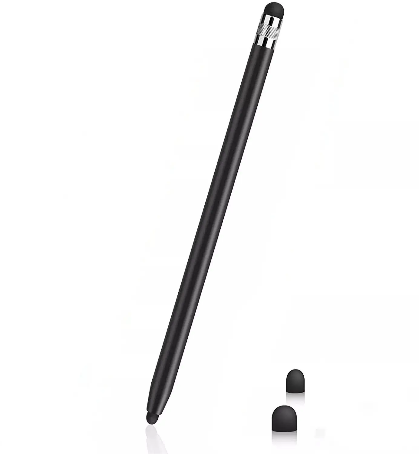 Bolígrafo para tableta, lápiz Universal, lápiz capacitivo, doble cabezal de silicona para iPad, Android, Samsung, Huawei, Lenovo, teléfono inteligente