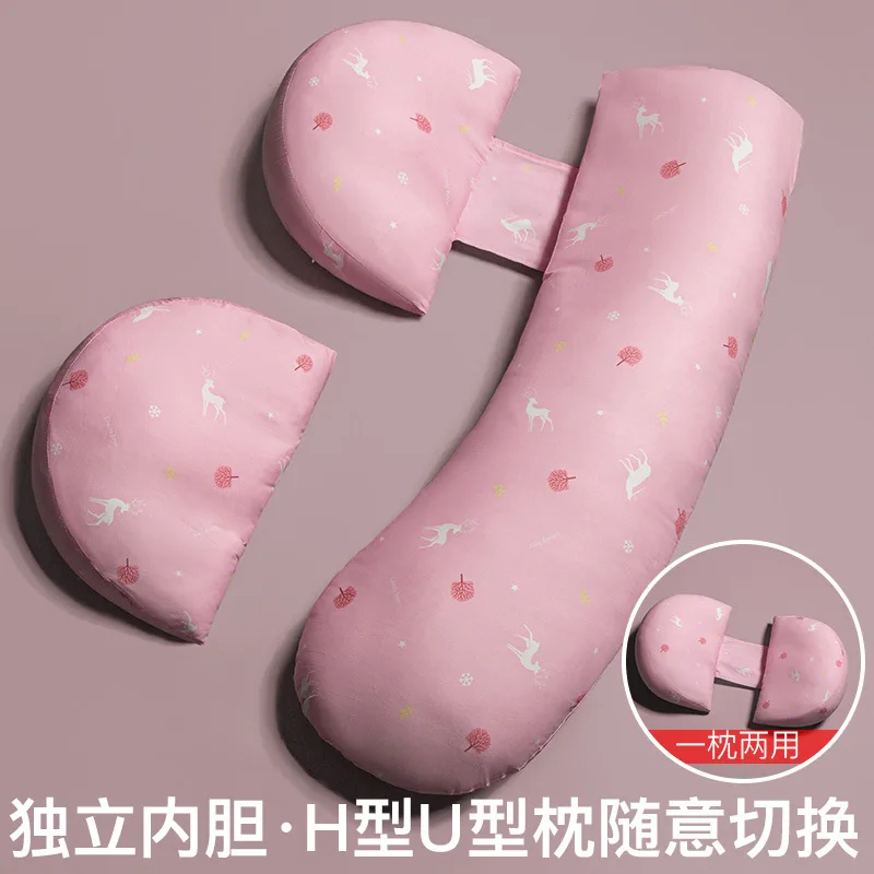 Almohada para embarazo, almohadas de apoyo para dormir de maternidad, almohada para amamantar en forma de U para embarazadas