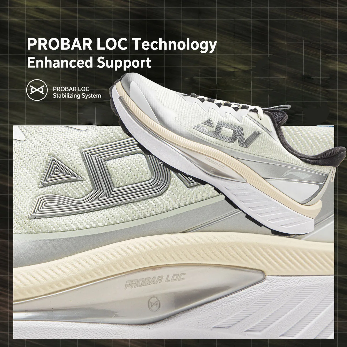 Li-Ning BEN XIAO - Zapatillas de trail running para hombre, repelentes al agua, transpirables, con soporte estable, para deportes de montaña, ARNV015