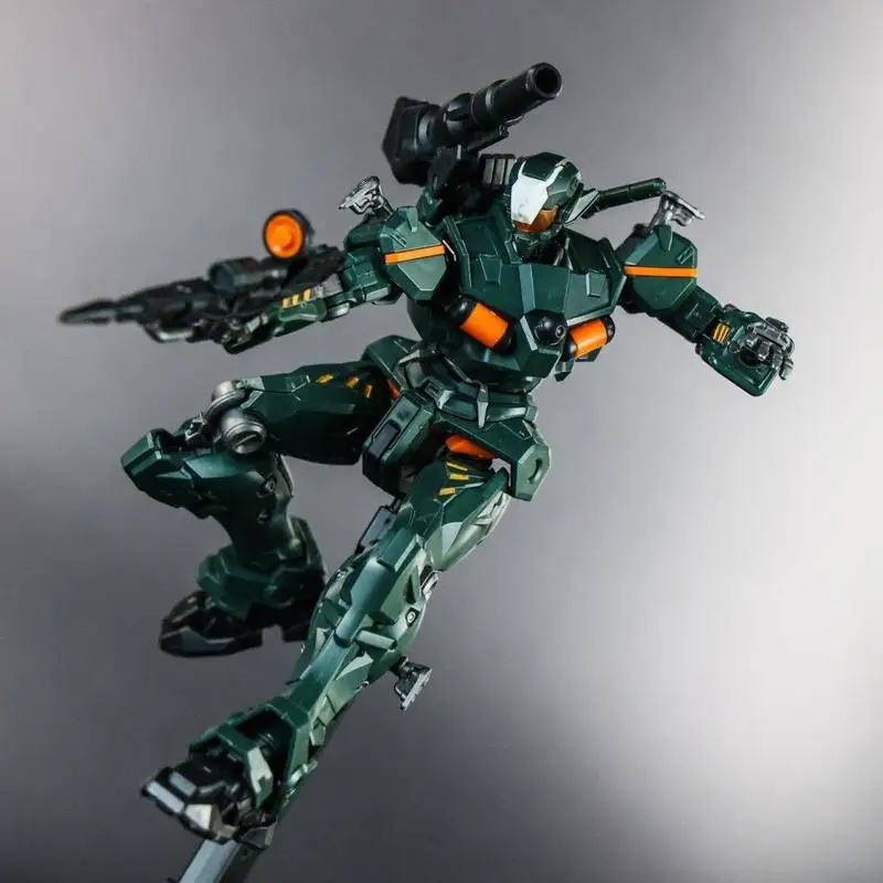 Nuevo HG 1/144 GQ Gquuuuuux Light Cannon Verde Rojo KO Kit de Modelo de Ensamblaje Figura de Mecha Juguetes de Colección Figura Coleccionable