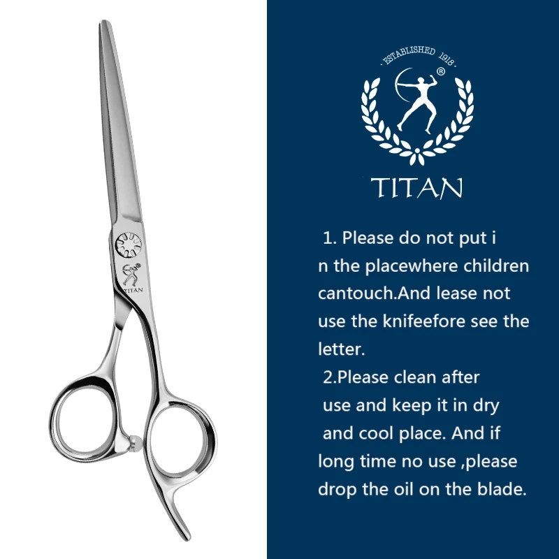 Juego de peluquero Titan, tijeras profesionales para el cabello 6,0, herramientas de peluquería de acero japonés Vg10, tijeras para el cabello
