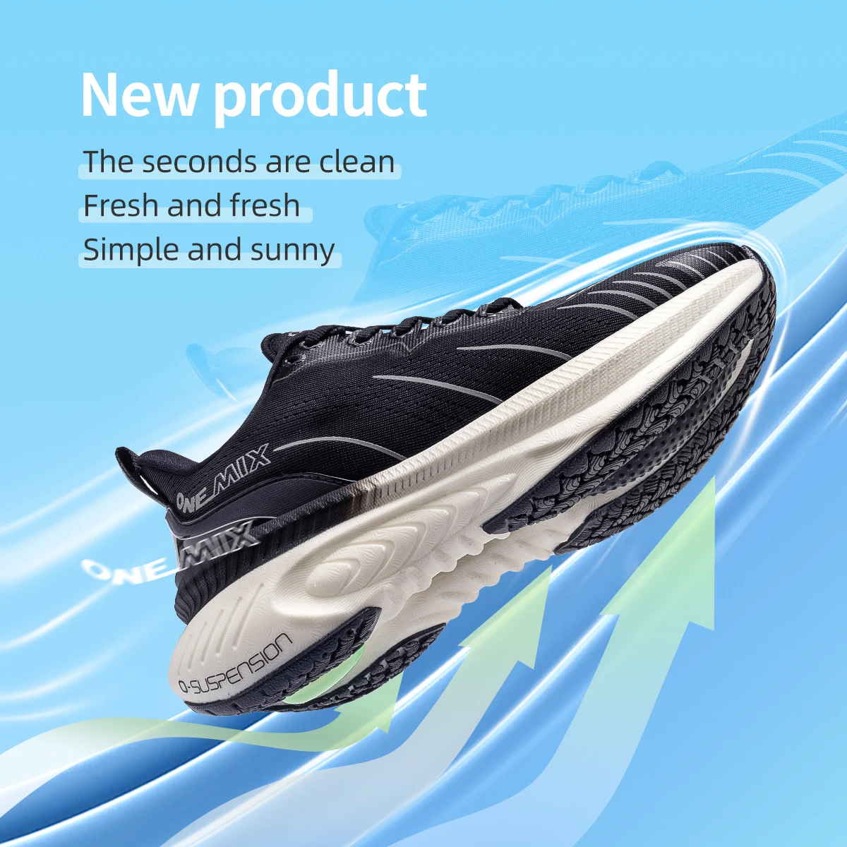 ONEMIX, nuevas zapatillas de correr acolchadas para hombres, corredores pesados adecuados con cordones, zapatillas deportivas antideslizantes para mujeres, zapatillas deportivas para exteriores para hombres