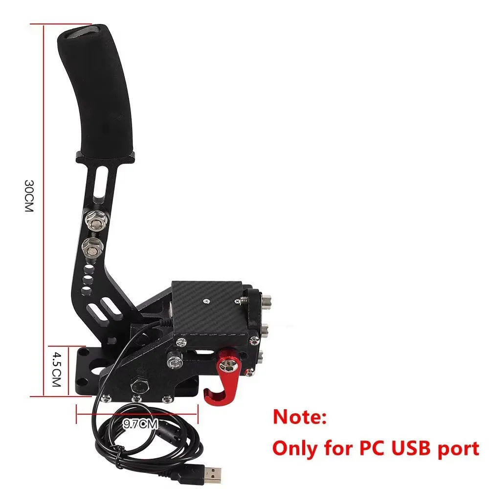 Sistema de Freno de Mano para Rally, Juegos de Carreras, Sensor de Efecto Hall, USB, SIM, Ordenador, Accesorio para Logitech G29, G27, G25, T300, T500, HB-1009