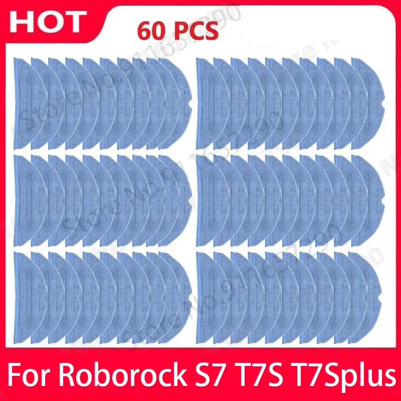 Repuestos de Mopa para Robot Aspirador Roborock S7 S70 S75 S7 Max S7 MaxV T7s Plus, Paños de Mopa, Accesorios