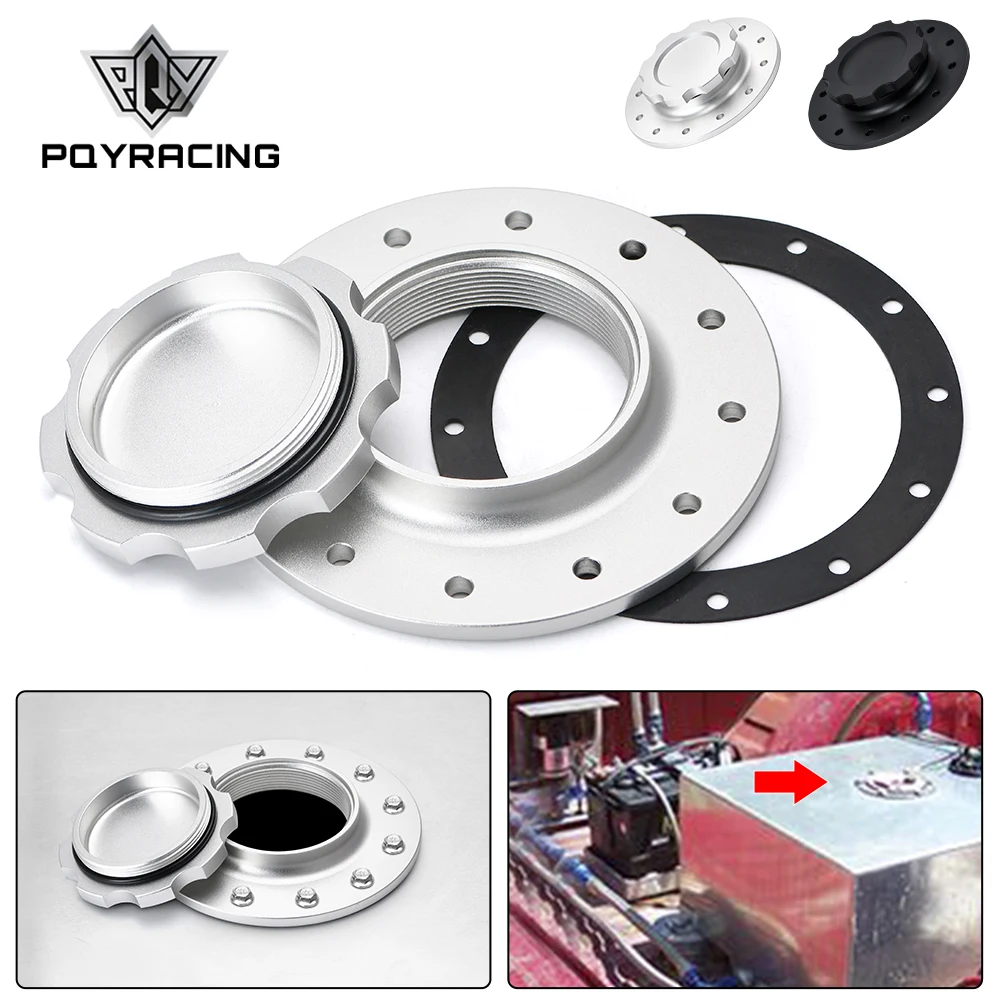 PQY-Tapa de tanque de combustible/sobretensión de Celda de Combustible de aluminio Billet con 12 orificios de bloqueo con apertura I.D de 3 ''para PQY-SLFCC-01SL de Celdas de Combustible RI