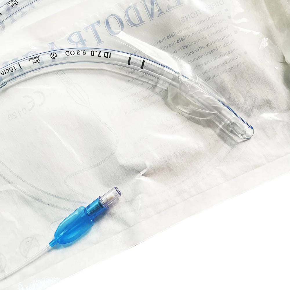 Tubo endotraqueal para mascotas, gato, perro, conejo, con manguito, cánula traqueal, ciencia desechable médica, tubos ET, herramientas de emergencia clínica