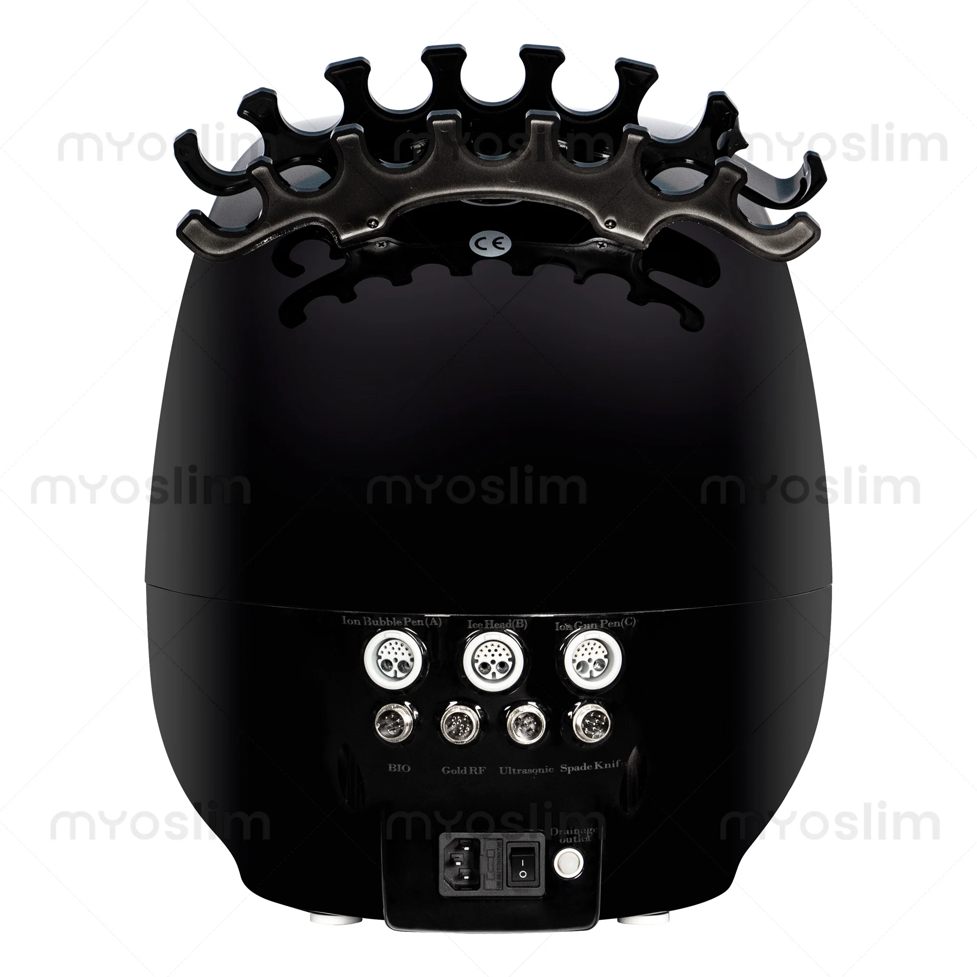 Máquina de Belleza Hidrafacial Multifuncional 7 en 1 con Pantalla Táctil, Pistola de Pulverización, RF, Succión, Microcorriente, Exfoliante de Piel y Enfriamiento