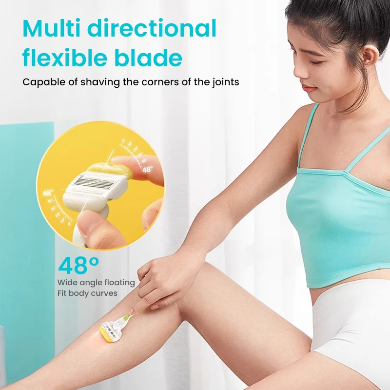 Gillette-cuchillas de afeitar Venus para mujer, 5 capas con barras de humedad, cuidado de la piel, afeitado suave, aroma de coco, cabezal de hoja de afeitar de repuesto