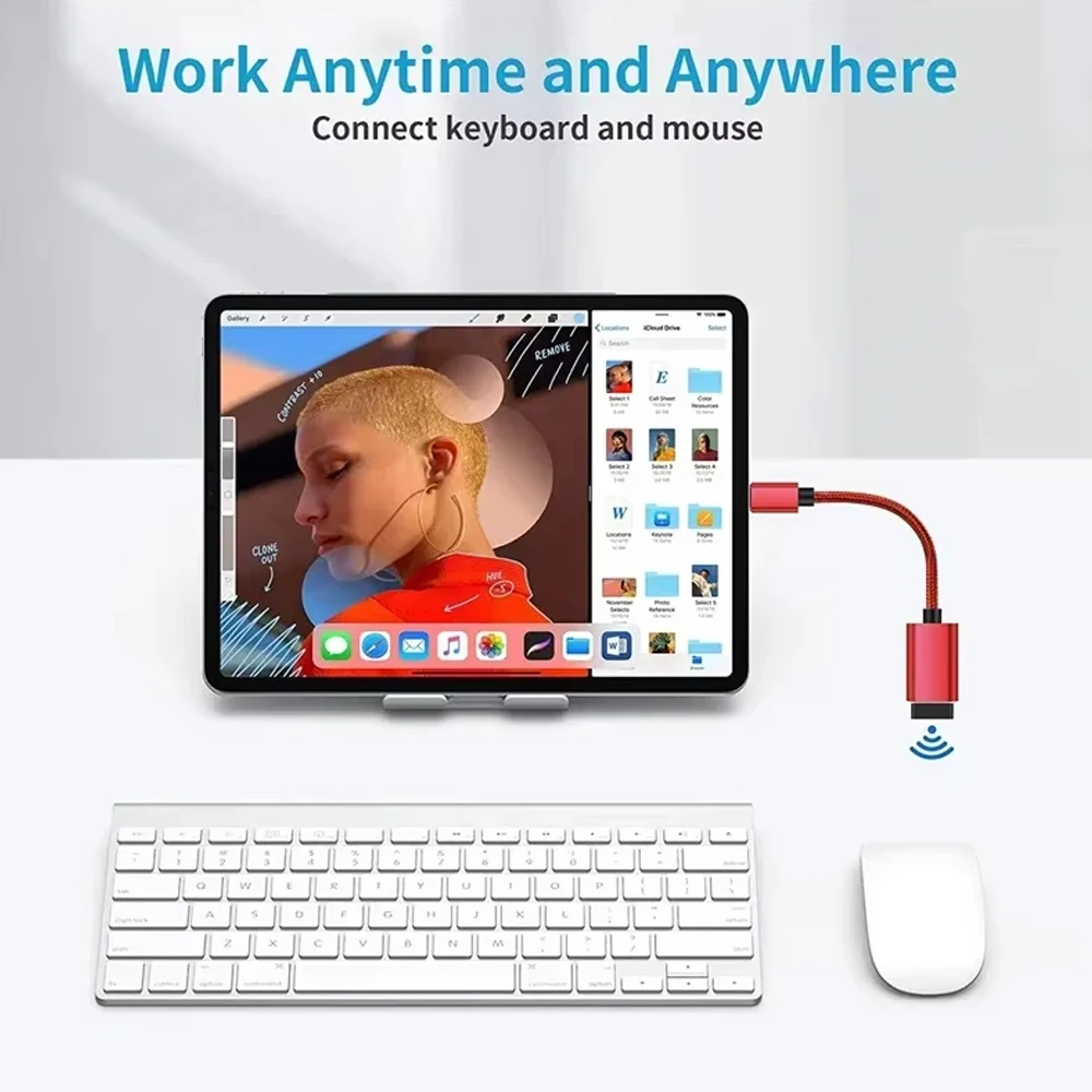 Para teléfono móvil USB hembra a tipo C adaptador macho OTG Cable de 15,5 CM de largo para Xiaomi Samsung S20 Huawei OTG convertidor de Cable de datos
