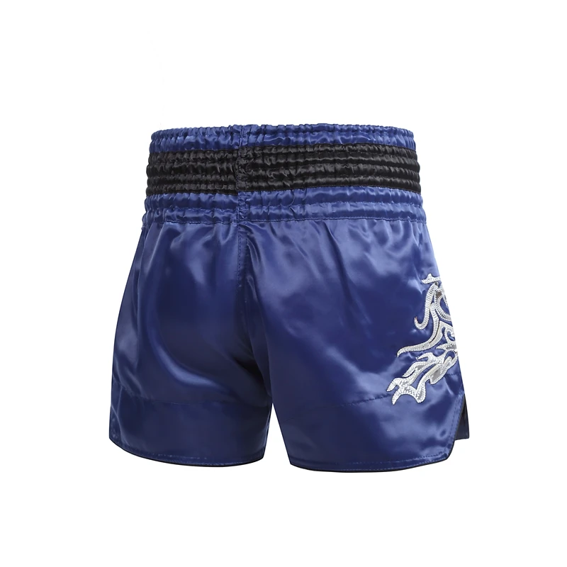 Pantalones cortos Tiger Muay Thai, pantalones cortos de satén para Kick Boxing, hombres, mujeres, niños, gimnasio, artes marciales, ropa de entrenamiento MMA, pantalones de lucha Kickboxing BJJ