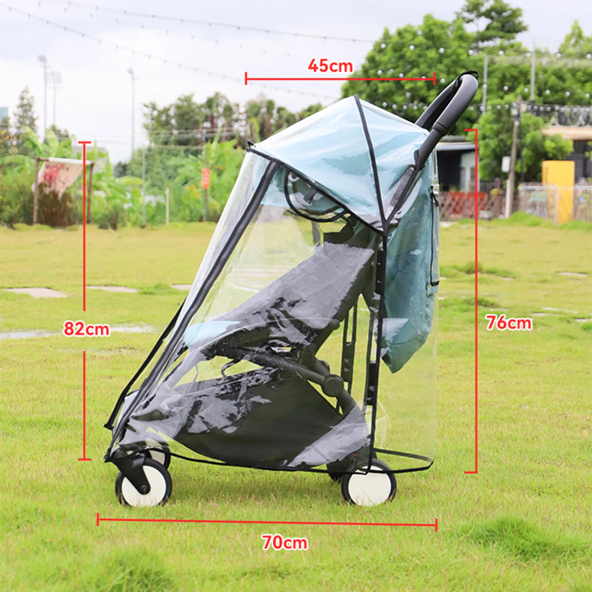 Accesorios para cochecito, cubierta de lluvia para Babyzen Yoyo Baby Yoya Plus, impermeable a prueba de viento, cochecito infantil, impermeable Universal