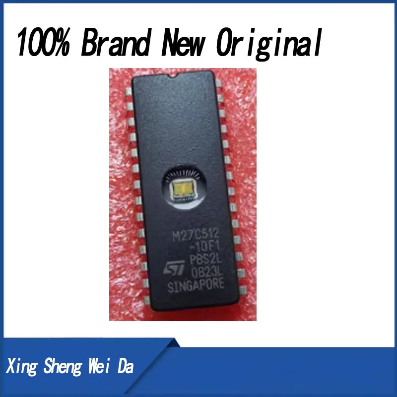 10 piezas M27C512-10F1 M27C512 27C512 DIP28 EPROM...UV 512 KBIT DIP-28 Circuito Integrado Eptrado EPROM IC CHIPS IC CHIPS PRUCT