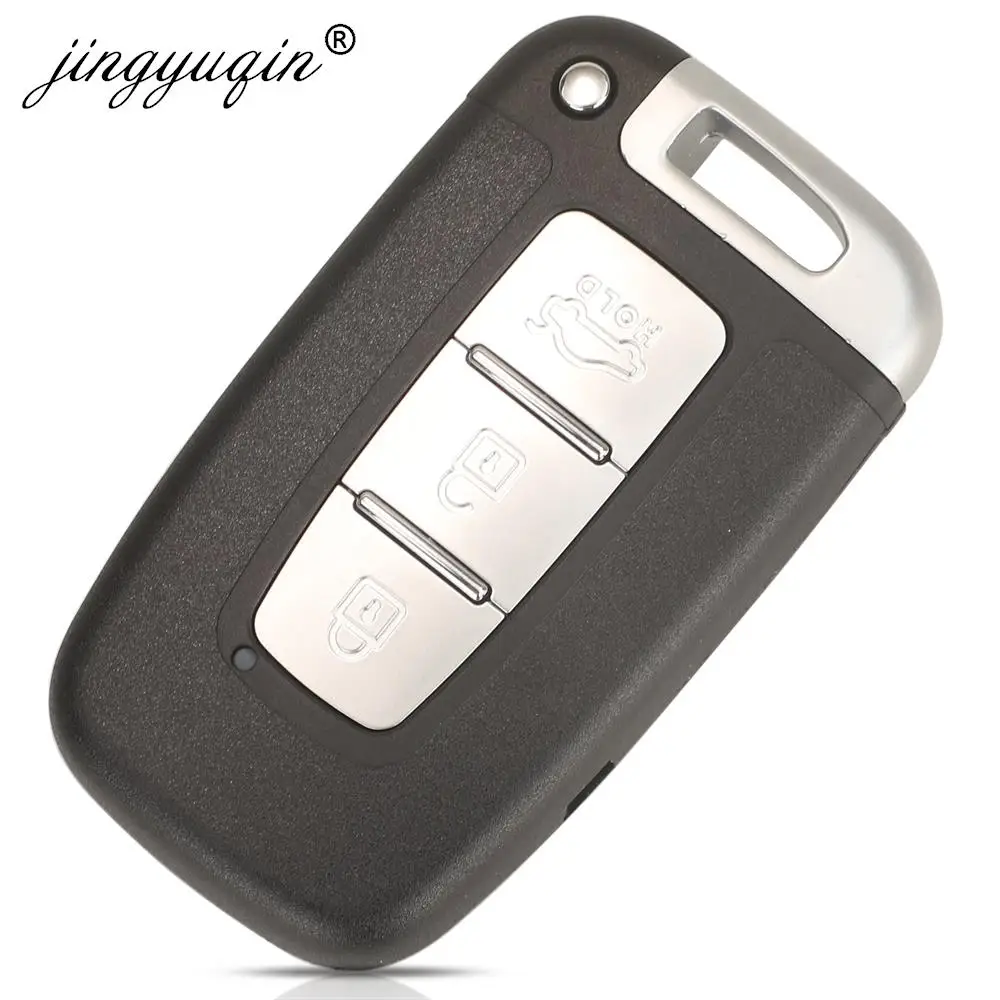 Jingyuqin-llave inteligente remota para coche, llave de 433Mhz para HYUNDAI Tucson IX35 Accent Veloster Sonata Solaris SantaFe Verna I45 I30 SVI-MDFEU03