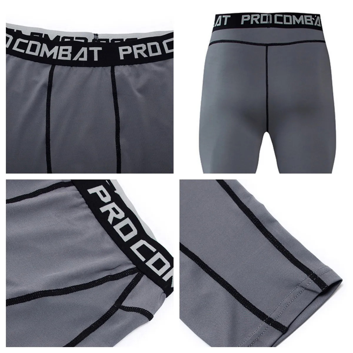 Pantalones cortos de culturismo para Hombre, bragas de gimnasio con entrepierna para entrenamiento físico, medias de compresión elásticas para músculos vivos, mallas ajustadas para Hombre