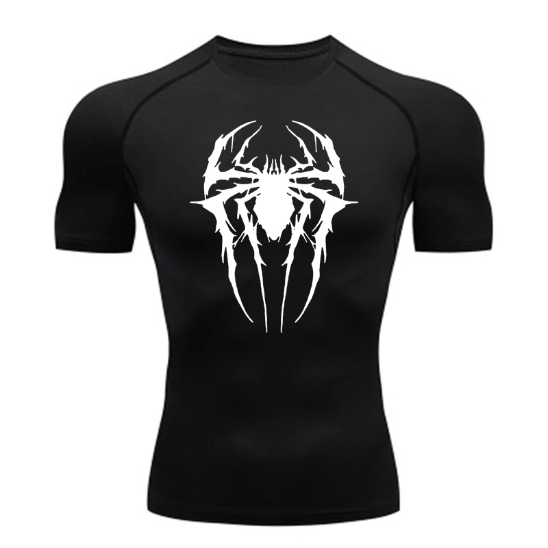 Camisetas de compresión 2099 para hombre, camiseta deportiva de protección solar para correr de segunda piel, ropa de entrenamiento para gimnasio y Fitness Rashgarda MMA