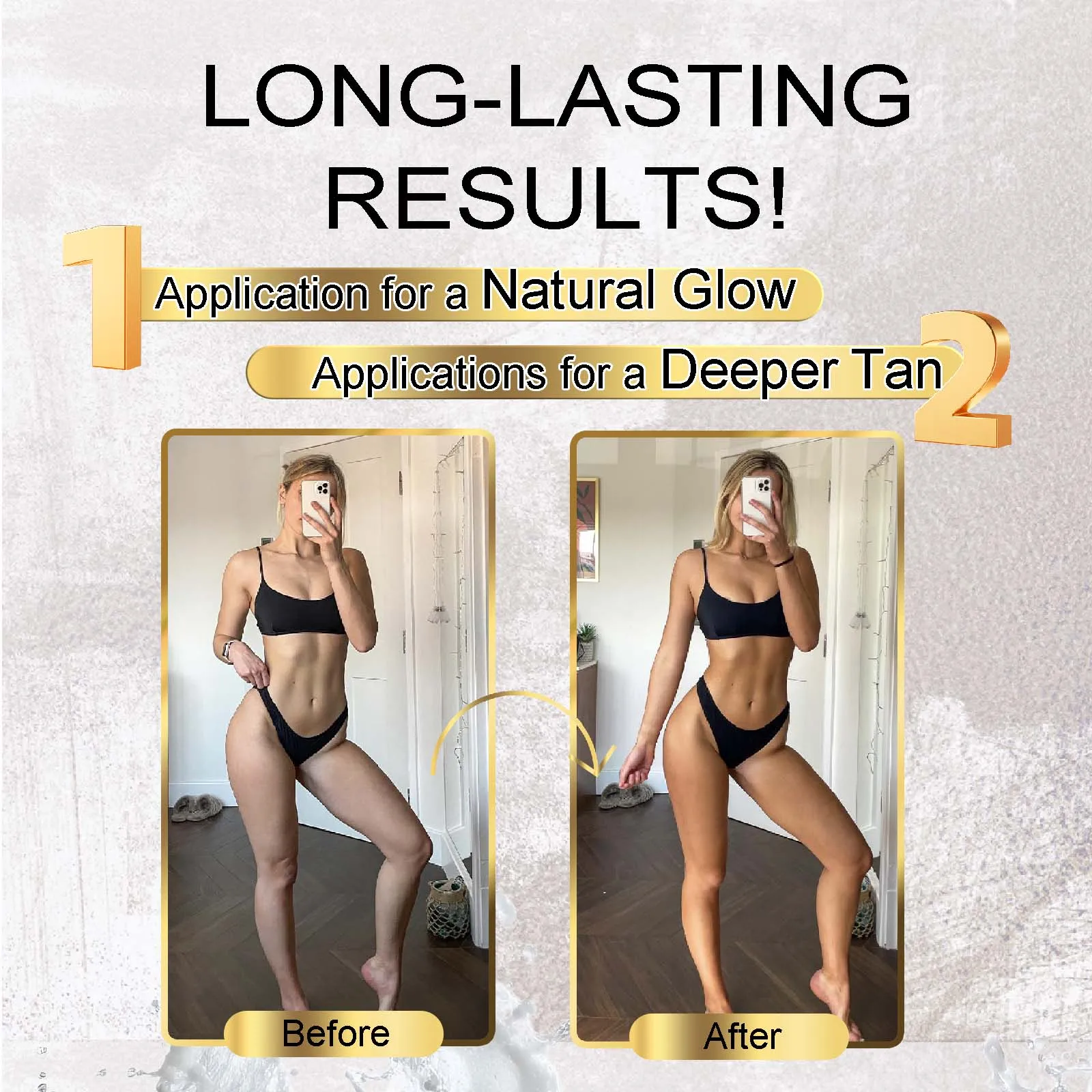WK JALY Loción corporal autobronceadora, tono de piel medio, crema bronceadora sin sol con aceite de coco, aceite de zanahoria, manteca de karité