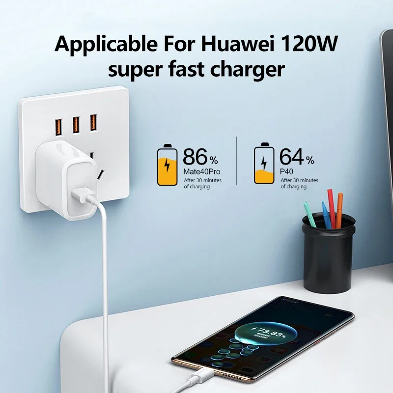 3 unidades, cable de carga súper rápida de 120 W y 6 A, cable de datos USB tipo C de carga rápida, cable de carga rápida, cargador USB C, carga rápida.