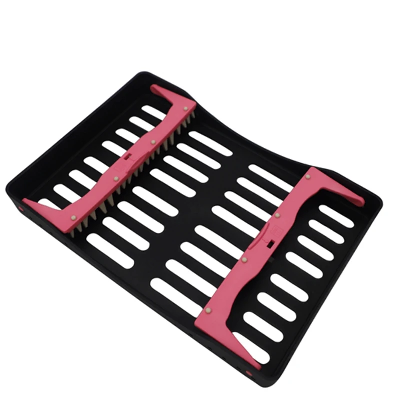 JUMTOP-estante para instrumentos dentales, estuche de colocación para espátulas de resina compuesta, caja de esterilización de Autoclave, soporte de bandeja, herramientas de dentista