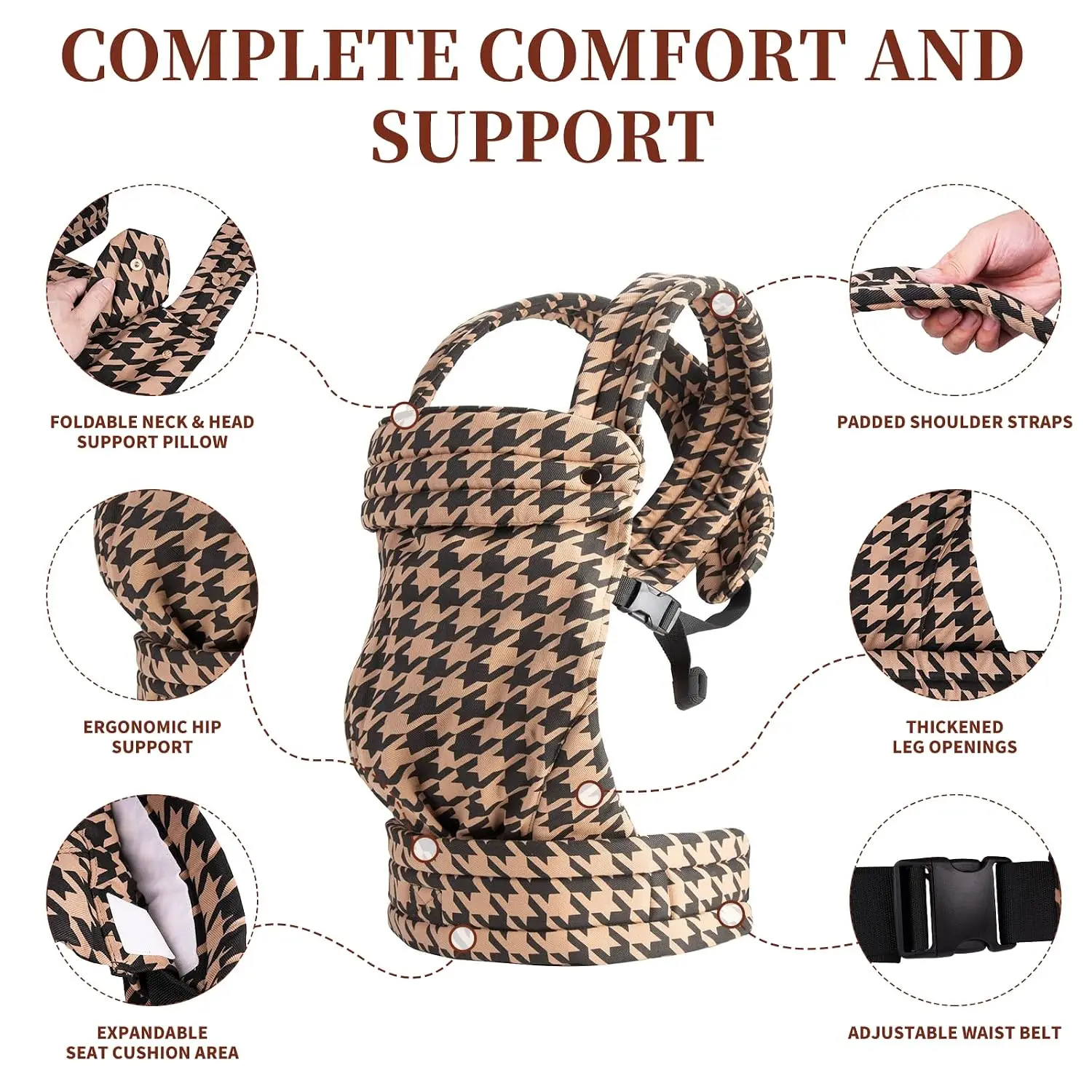 Portabebés tipo canguro, mochila para bebés, bolsa para bebés, accesorio para recién nacidos