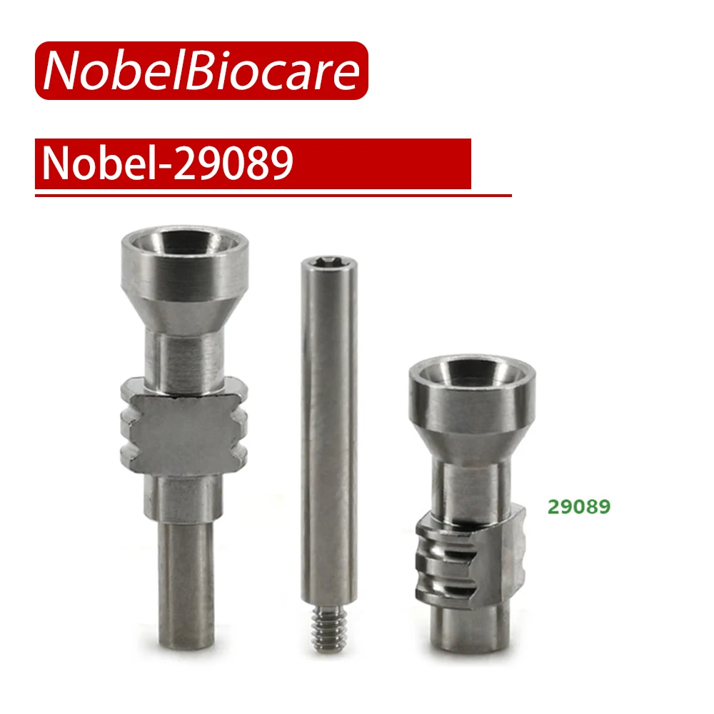 Nobel Biocare-accesorios de tornillo curativo compuesto para implante Dental, varilla de transferencia desechable, herramienta de tapa protectora de ángulo temporal