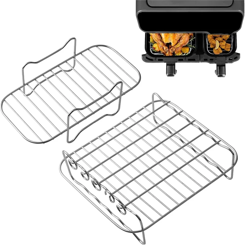 ABWM-Baketron rejilla para freidora de aire, rejilla de cocina para Tefal EY9018 5,2/3,1 L para Torre T17099 Salter EK5729 9L, a
