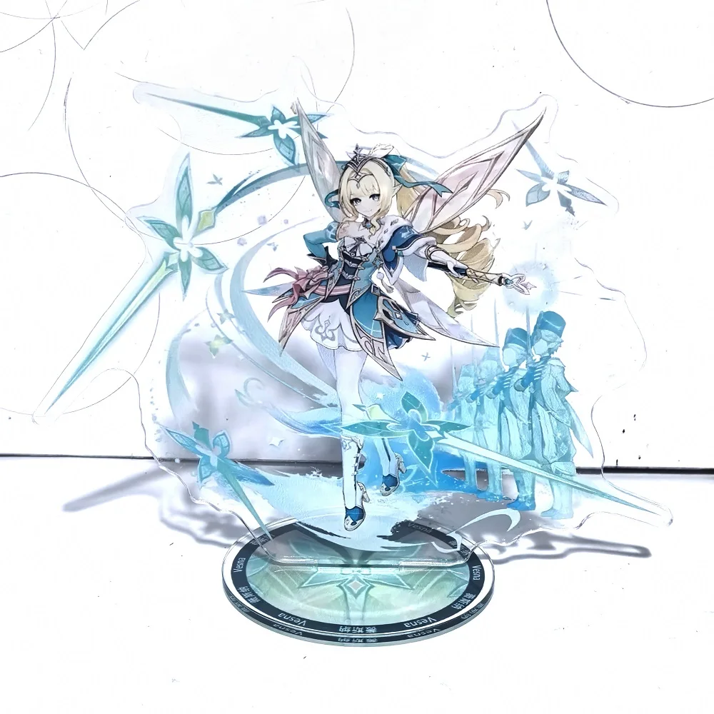 Juego de Anime Genshin Impact Stand modelo figura de acción acrílica Xilonen Kinich Mualani juguete para regalo creativo