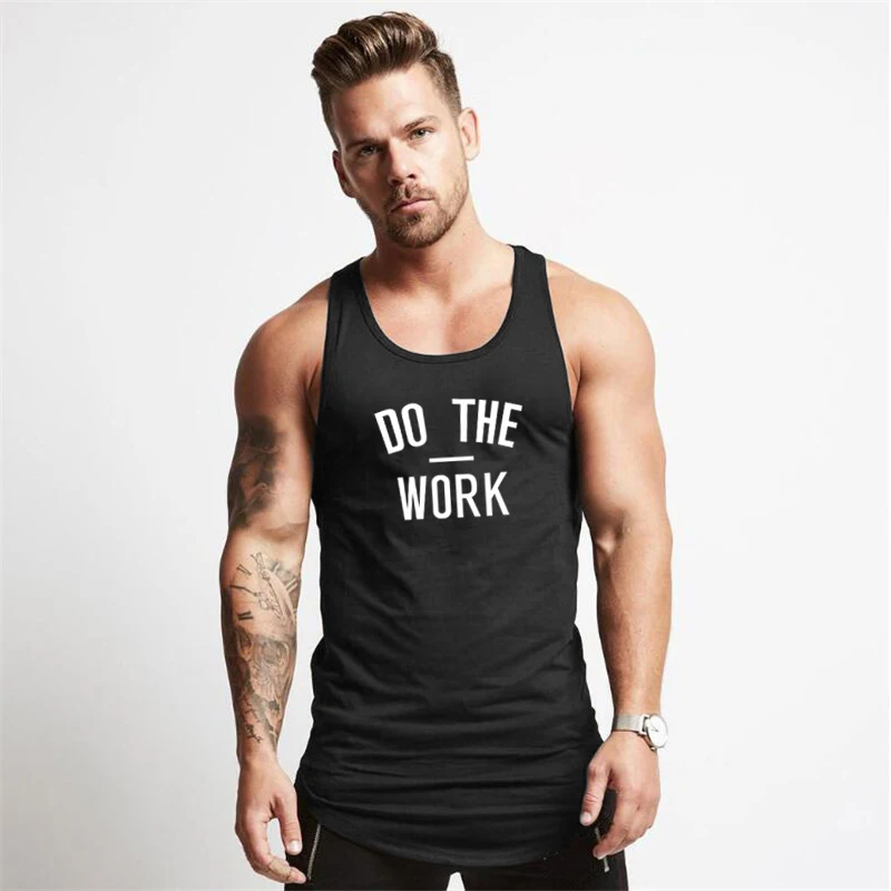 Camisetas de culturismo y Fitness para hombre, ropa sin mangas de algodón de verano, camisetas sin mangas para entrenamiento muscular, chalecos deportivos transpirables para gimnasio y correr
