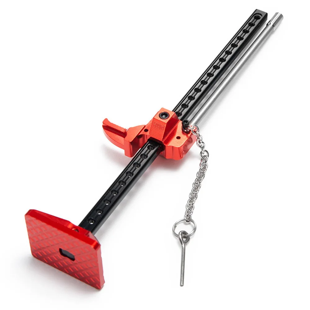 RS RC Rock Crawler 1:10 accesorios herramienta de gato de Metal deslizante para Axial SCX10 Tamiya CC01 D90 D110 TF2 RC camión piezas de coche