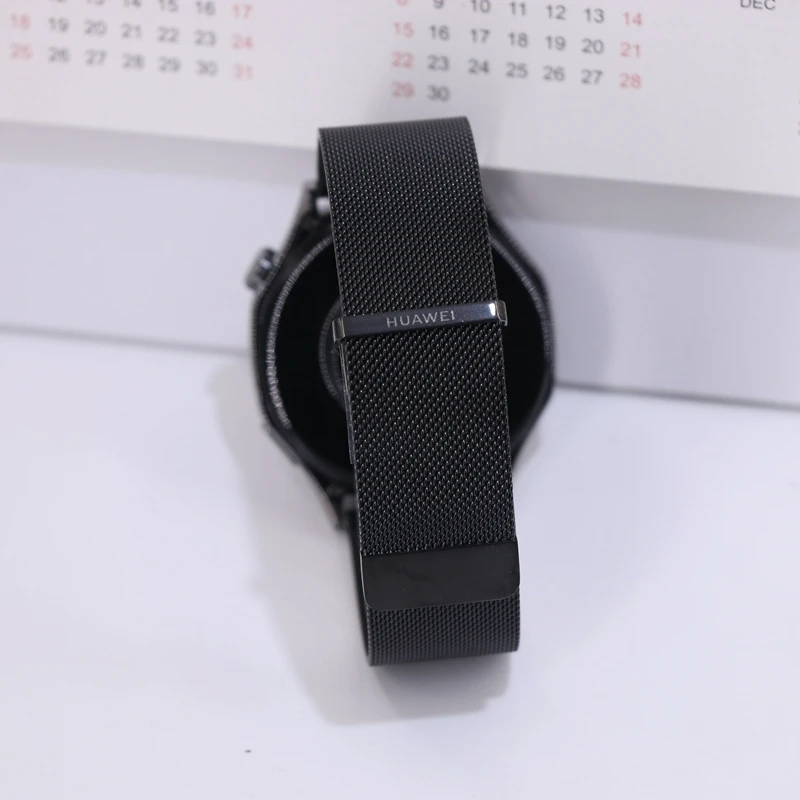Correa de reloj original de 22 mm de nailon compuesto FKM para Huawei GT5, correa de reloj GT5 Pro, correa de cuero para muñeca GT5Pro, brazalete de titanio de 46 mm.